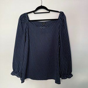 Ann Taylor Factory Ditsy Floral Blouse - Size XL